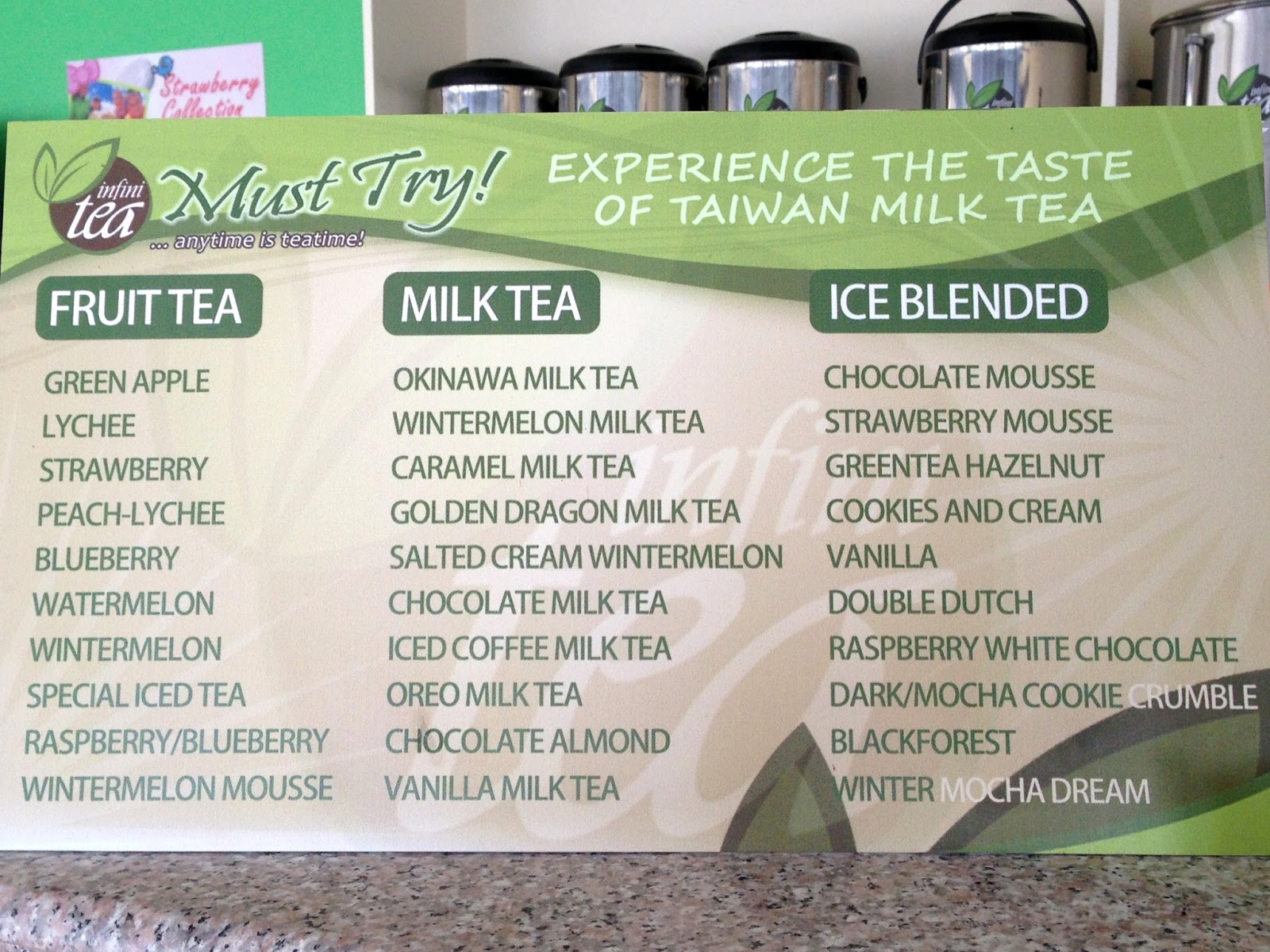 tetadventurer Infinitea now in Binangonan! )
