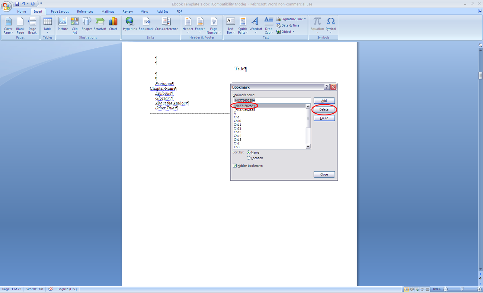 How to create an eBook using Microsoft Word S. E. Fearon