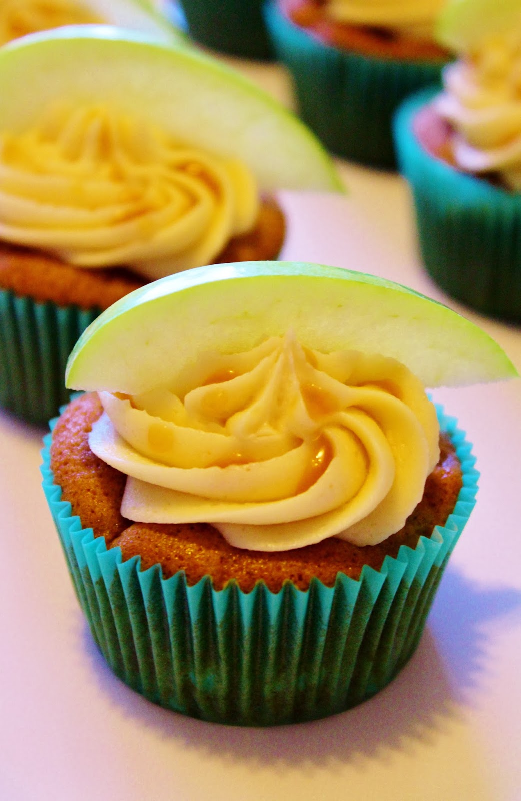 Blog as you Bake: Apple Spice Cupcakes with Salted Caramel Buttercream