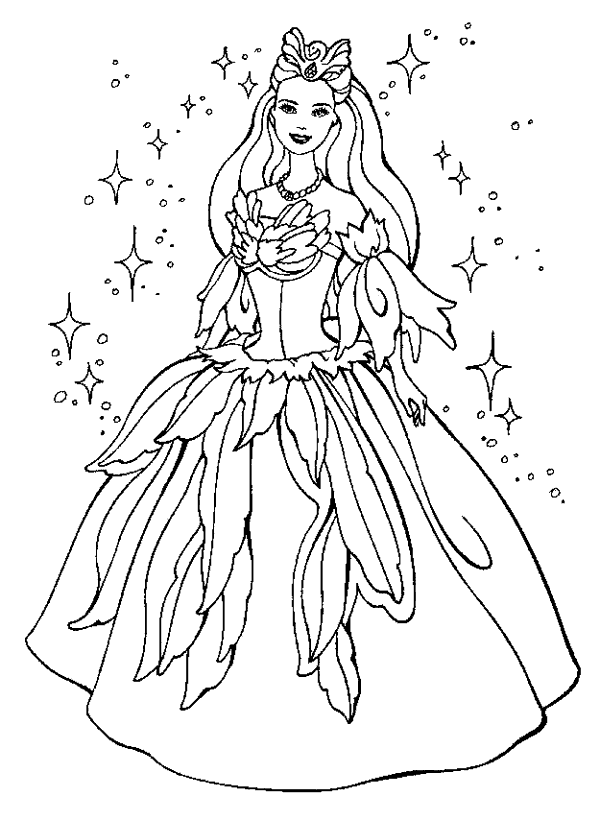 Desenhos da Barbie Moda e Magia para imprimir - imagens para colorir e imprimir da barbie moda e magia