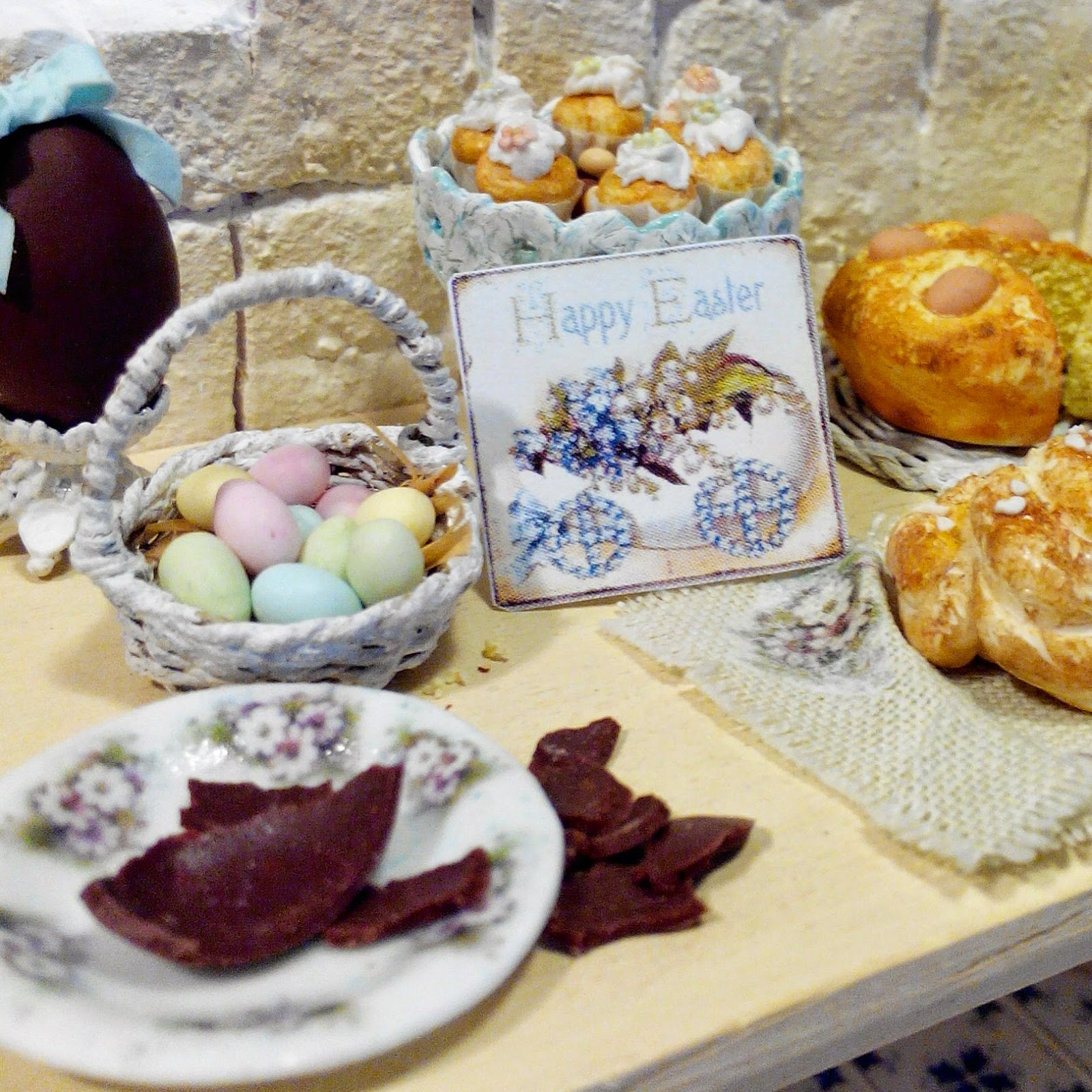 Le mini di claudia ... il mondo in scala 1:12: tavola di pasqua