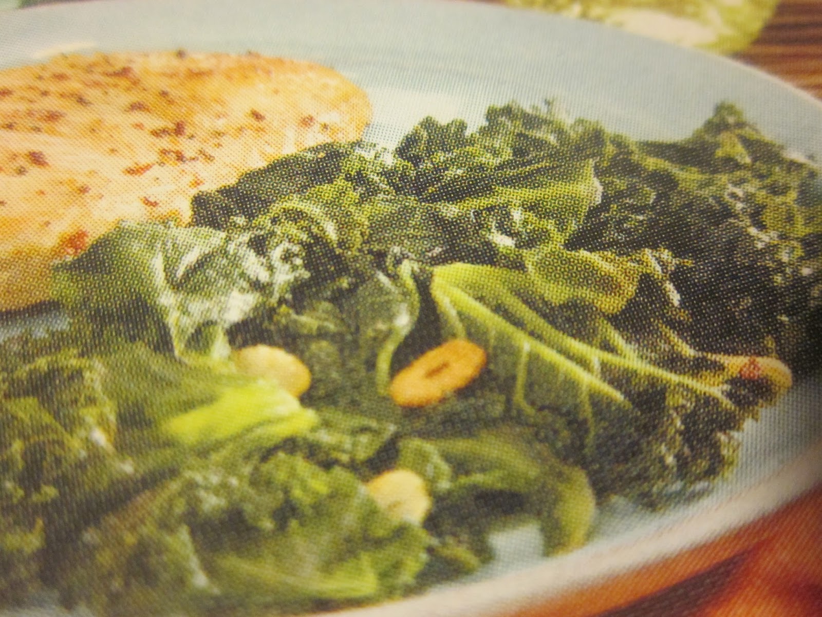 Diabetic Enjoying Food CARAMELIZED GARLIC KALE