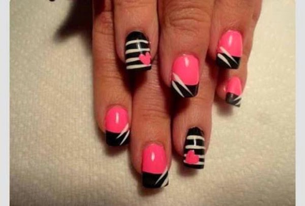 Valentine Nail Art Design