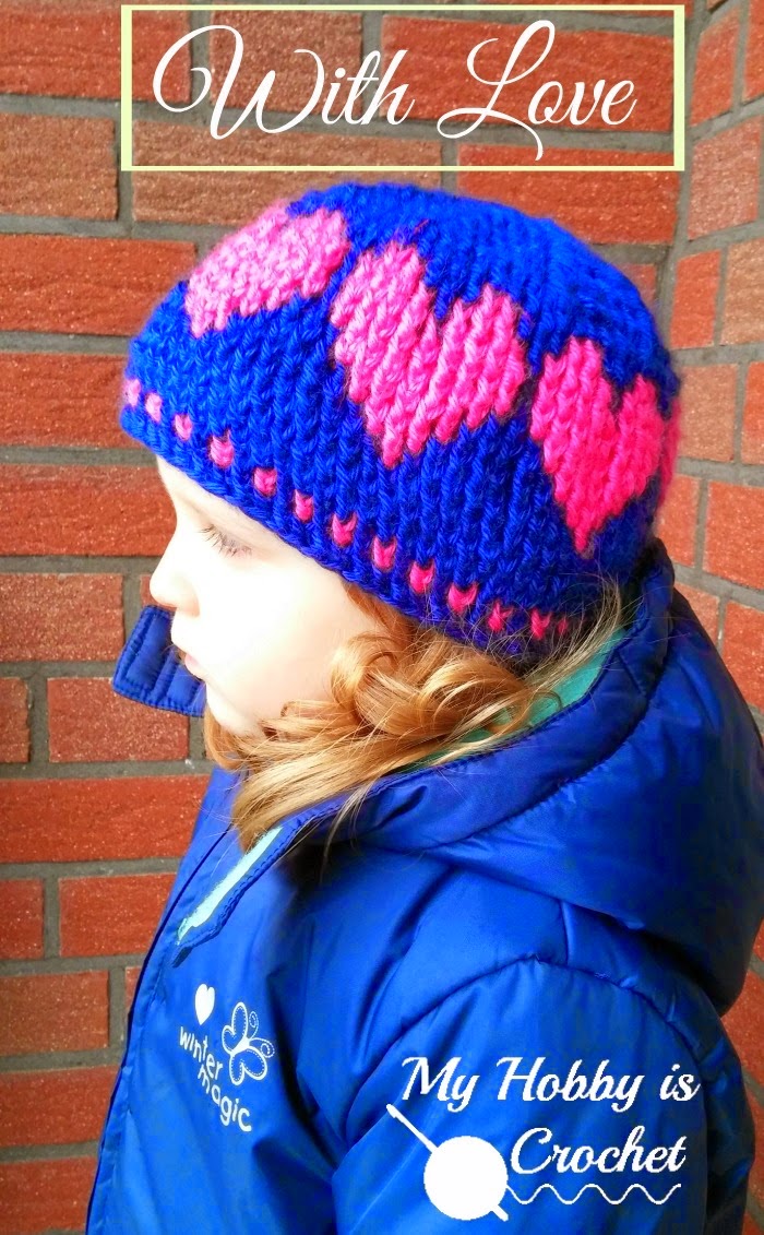 Crochet Heart Hat