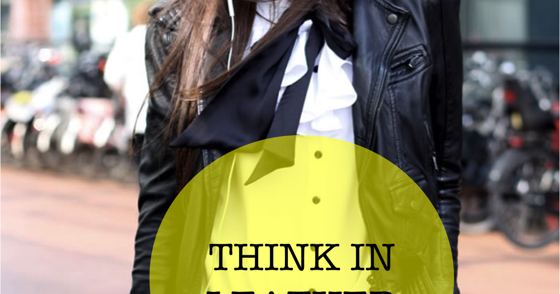 Trends Hashtags Think in leather