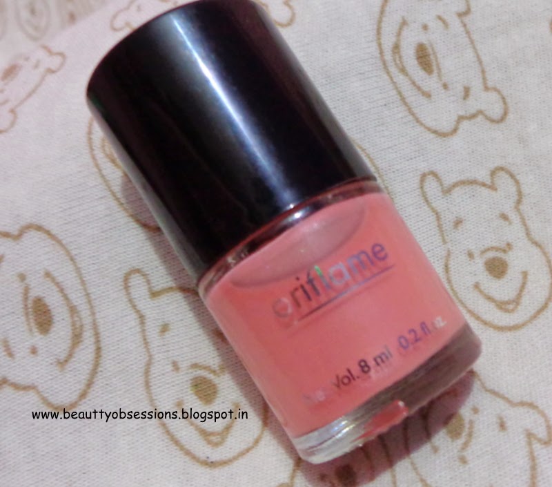 Oriflame Pure Color Nail Paint"Nude Pink" Review, NOTD Beauty