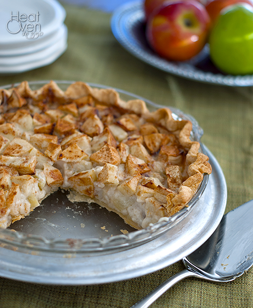 Apple Cream Pie Heat Oven to 350