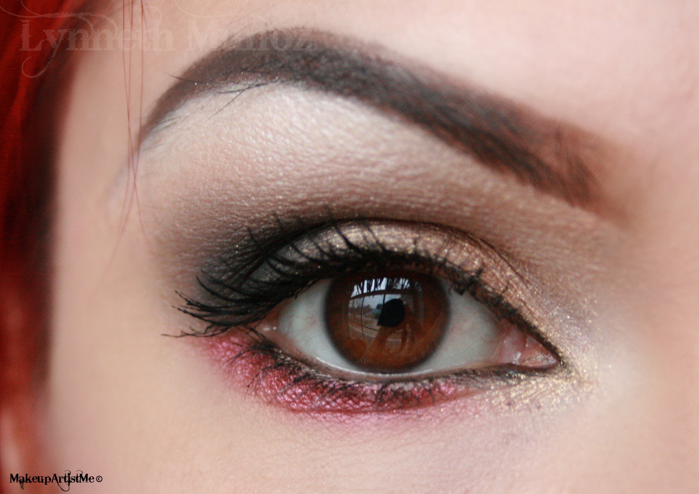 Makeup Artist Me! "Wine & Gold Luxury" makeup tutorial