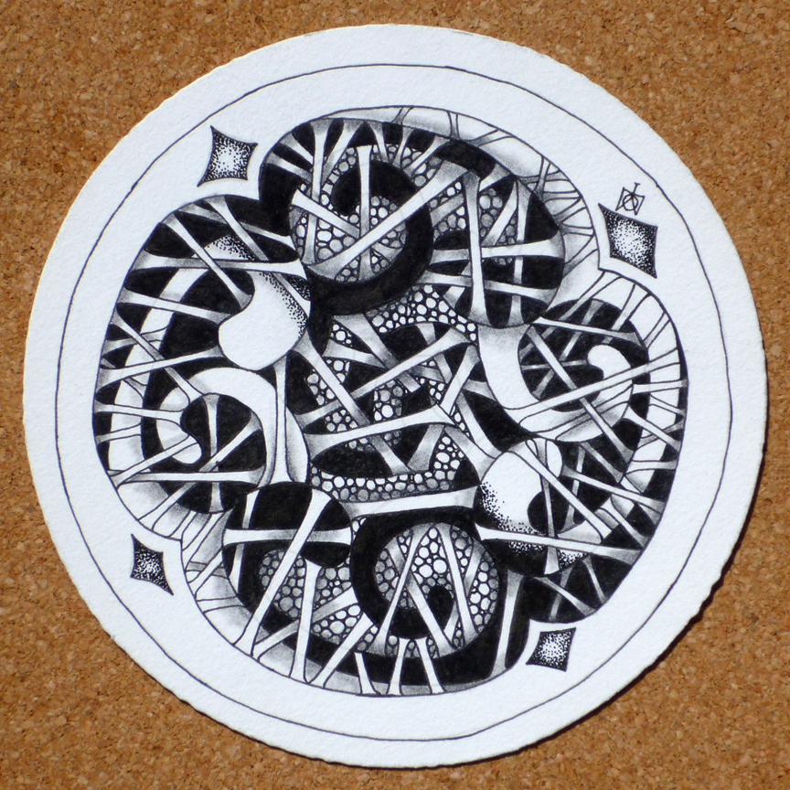 Zentangle Round and Round