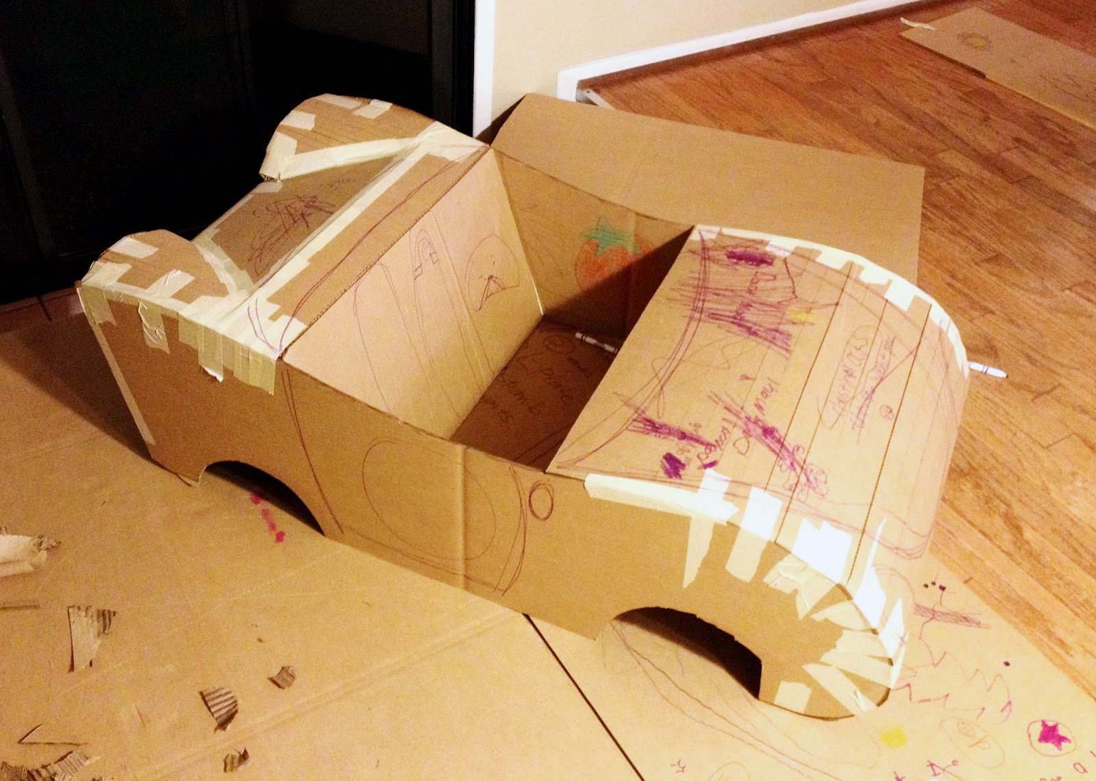 how to make a paper car