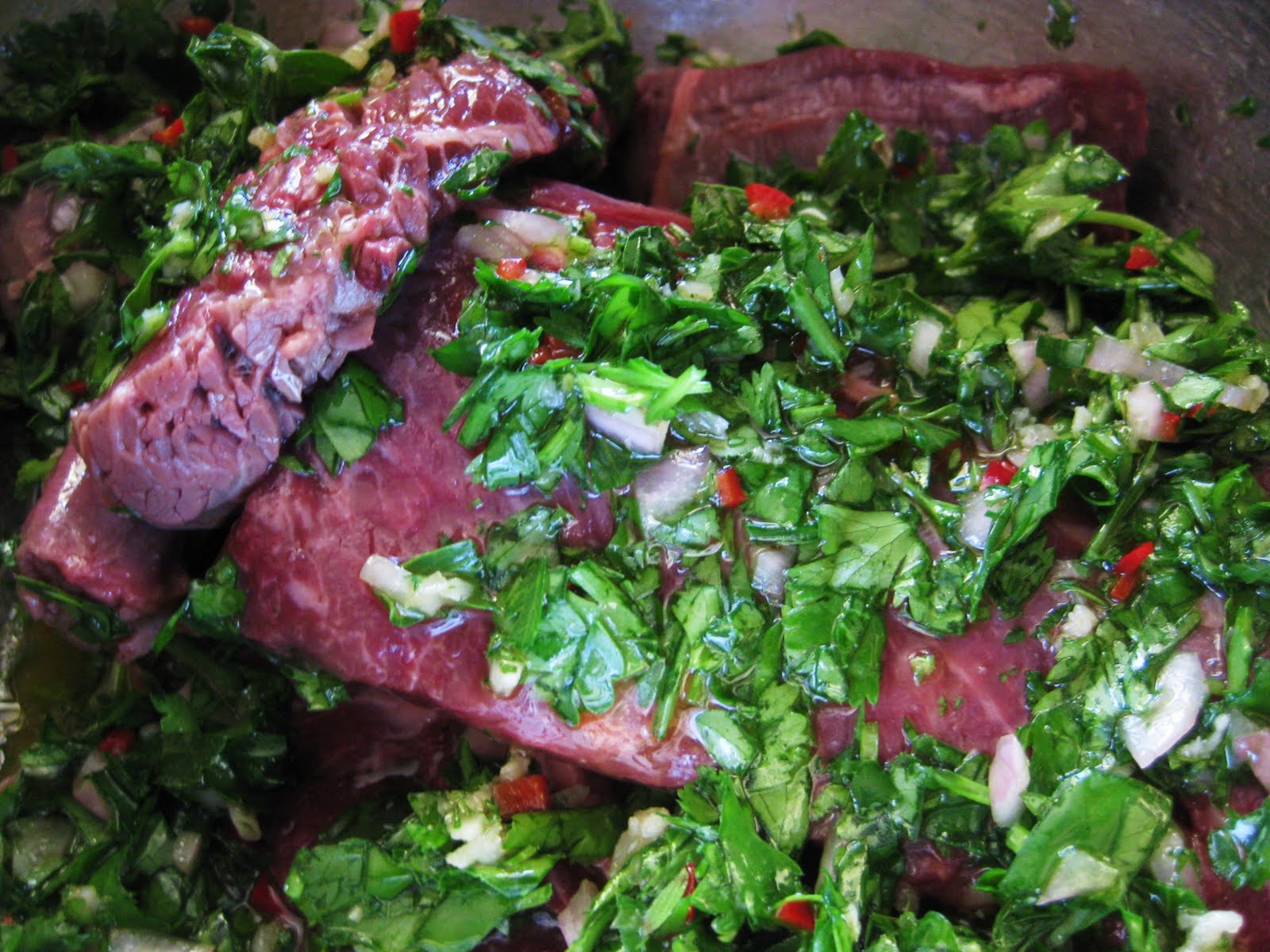 The Joyful Table Chimichurri Steak (from Bon Appetit)