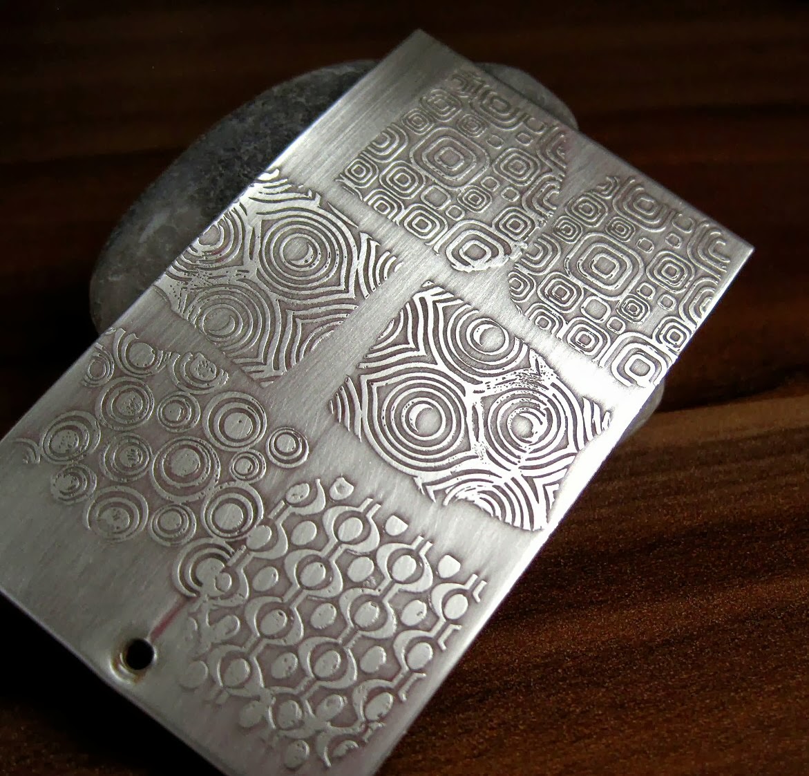 Etching Silver Using Nail Art Stamps