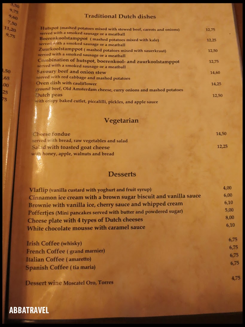 Abbatravel Amsterdam To Eat 03jul2014 Pannekoenhuis Pancake