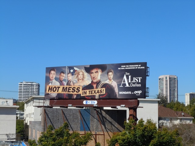 A-List hot mess Texas billboard