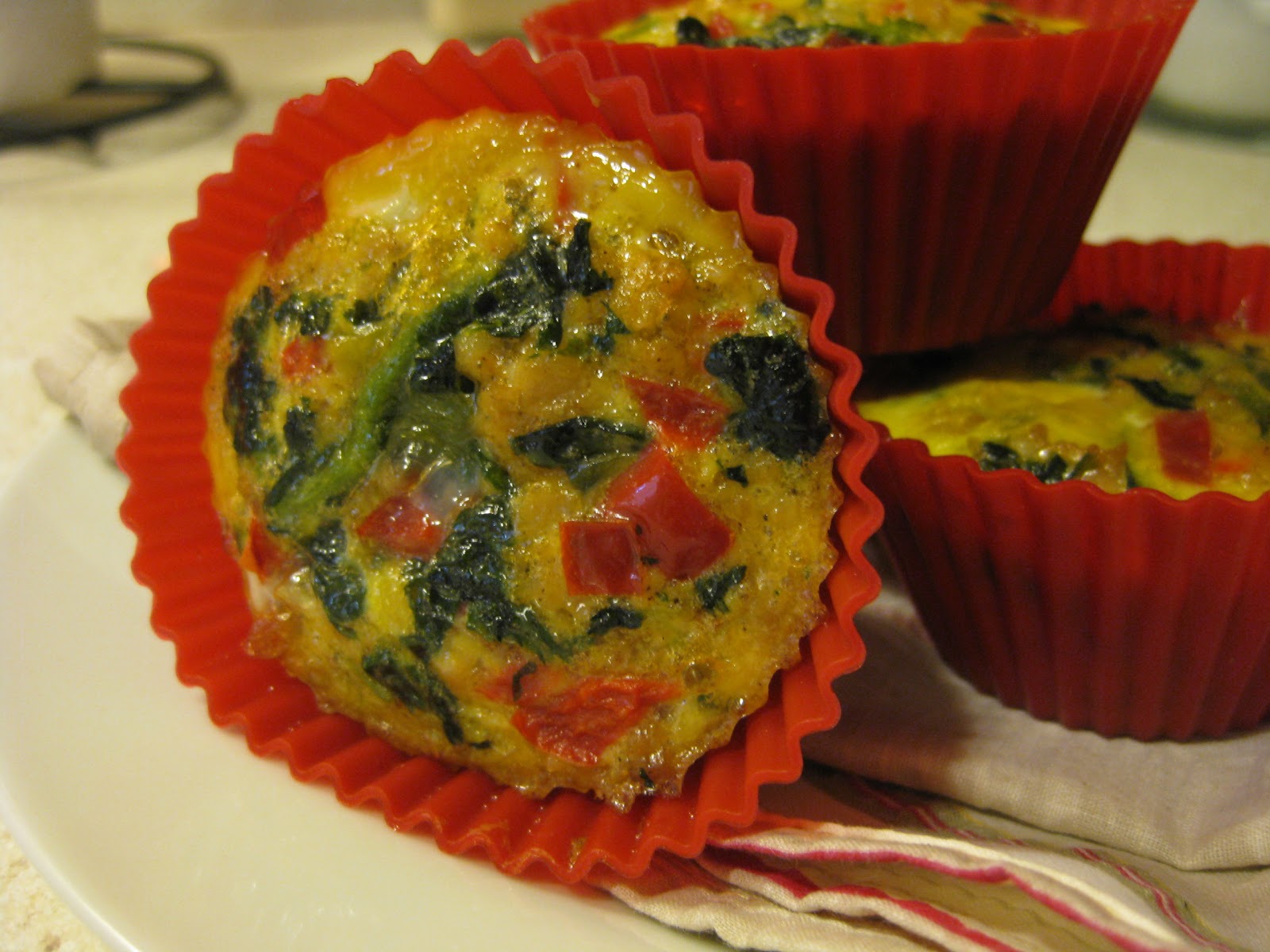 Chow Bella Egg Muffins with Chicken Sausage and Vegetables