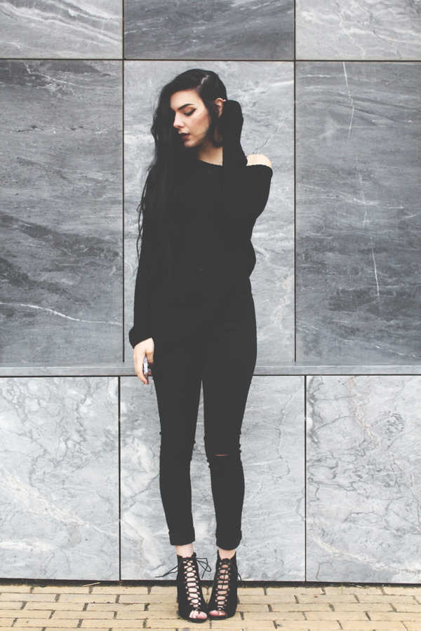 lace up booties with jeans