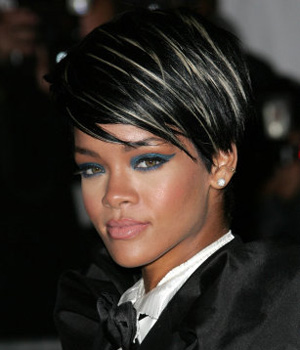 Short Bob Hairstyles Highlights For Jet Black Hair