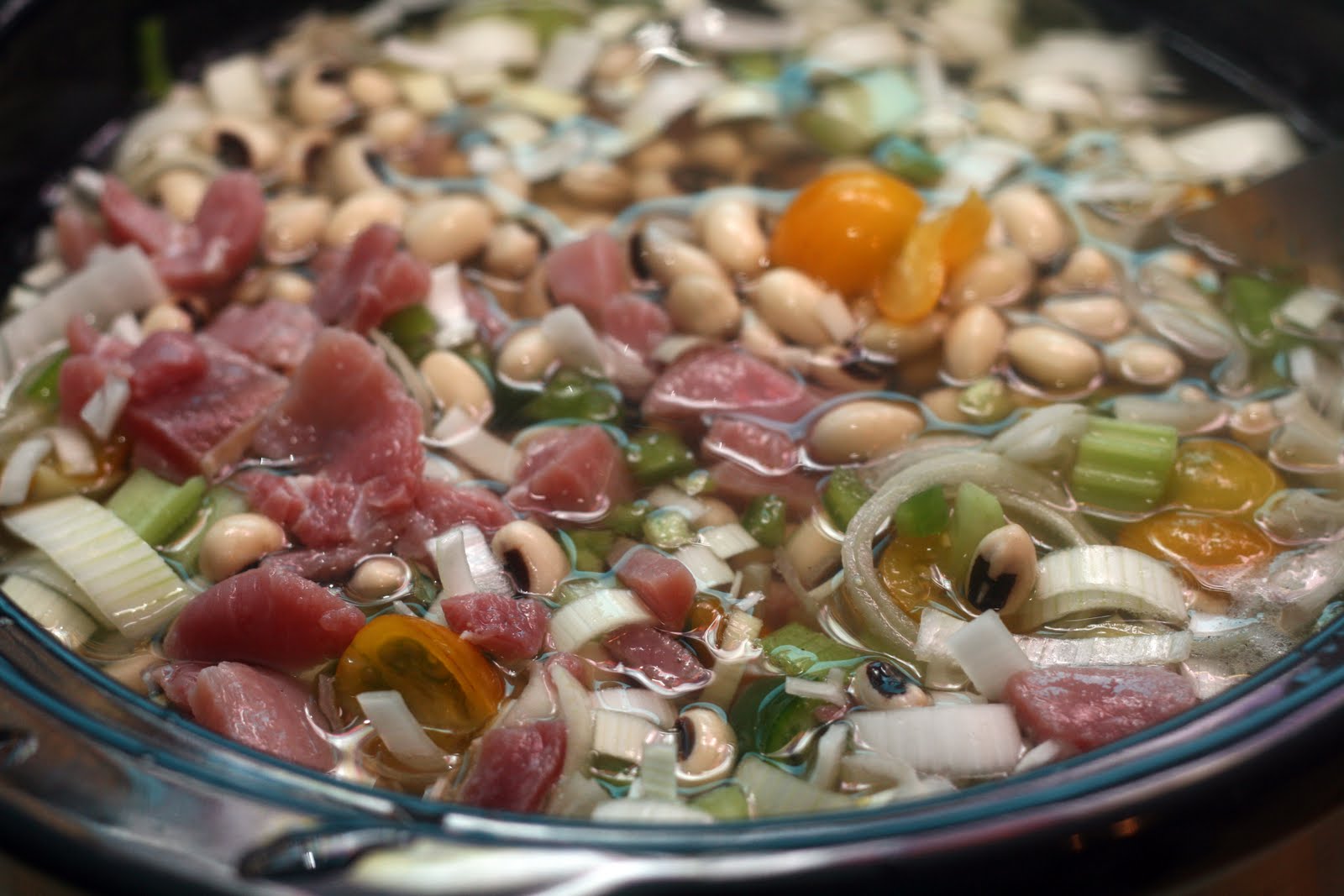 Blackeyed Peas with Country Ham Coconut & Lime