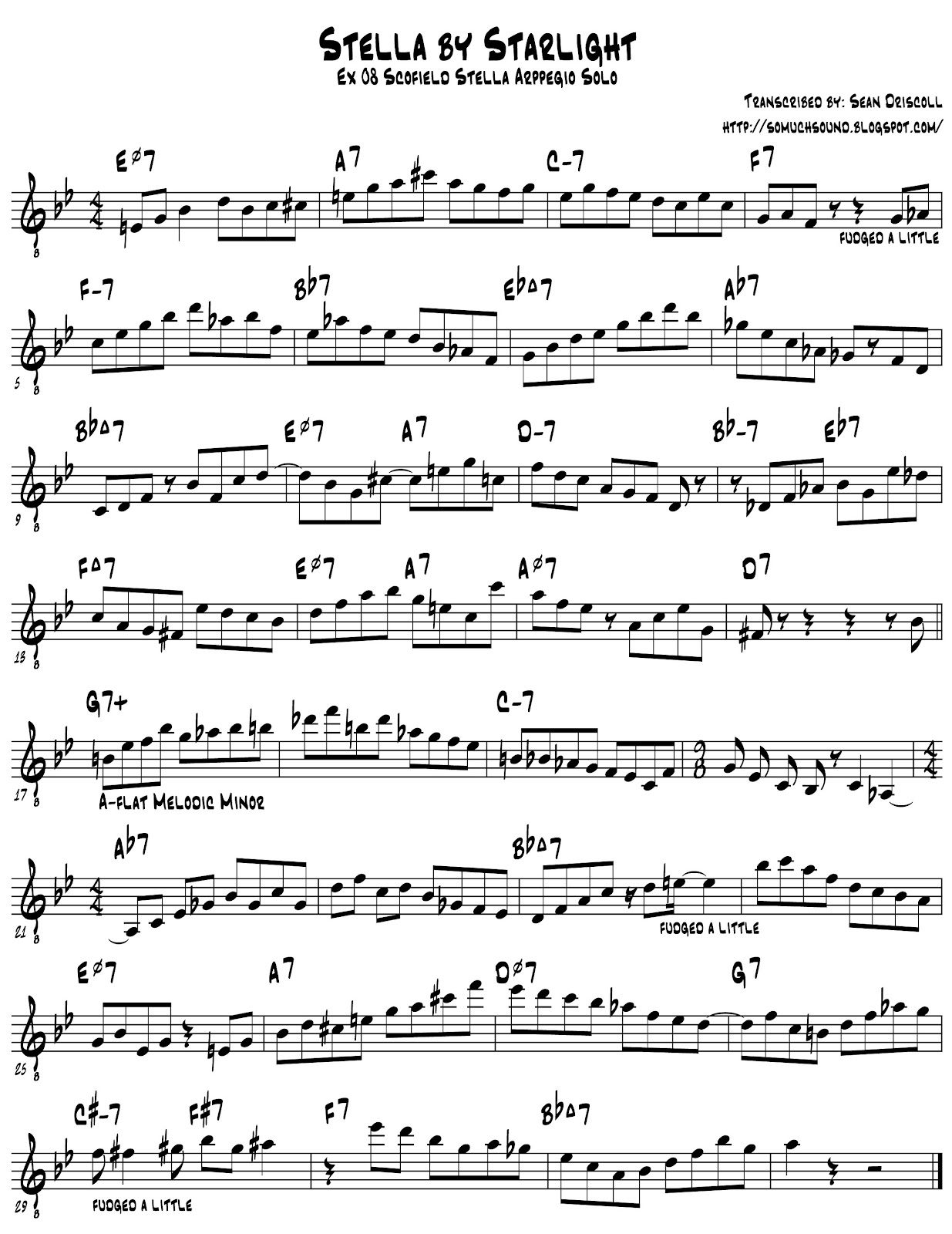 so much sound john scofield explains how to practice a tune giant steps lead sheet