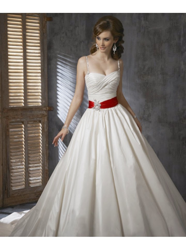 queusar: vestido de novia corte a, sin mangas, con drapeado