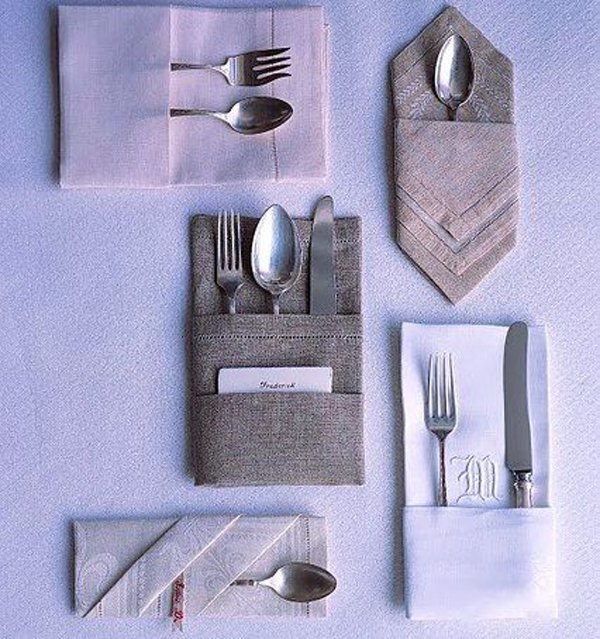 25 Beautiful Examples of Napkin Folding Fine Art and You