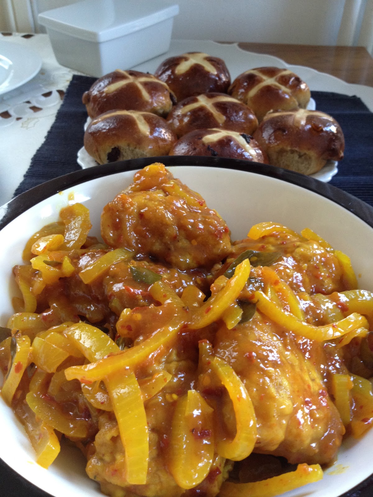 Global Foods with a South African Twist! PICKLED FISH AND HOT CROSS BUNS