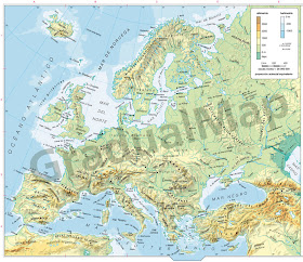 MAPA FÍSICO DE EUROPA mapa europa fisico. MAPA FÍSICO DE EUROPA