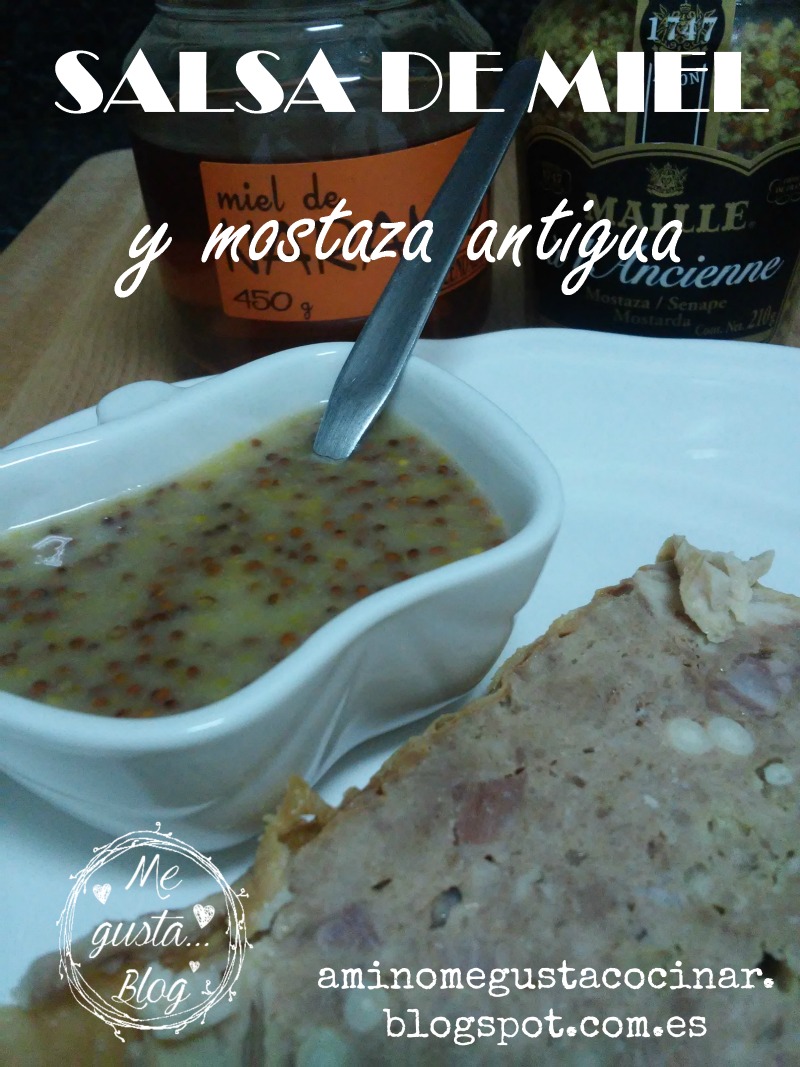 Salsa de miel y mostaza antigua