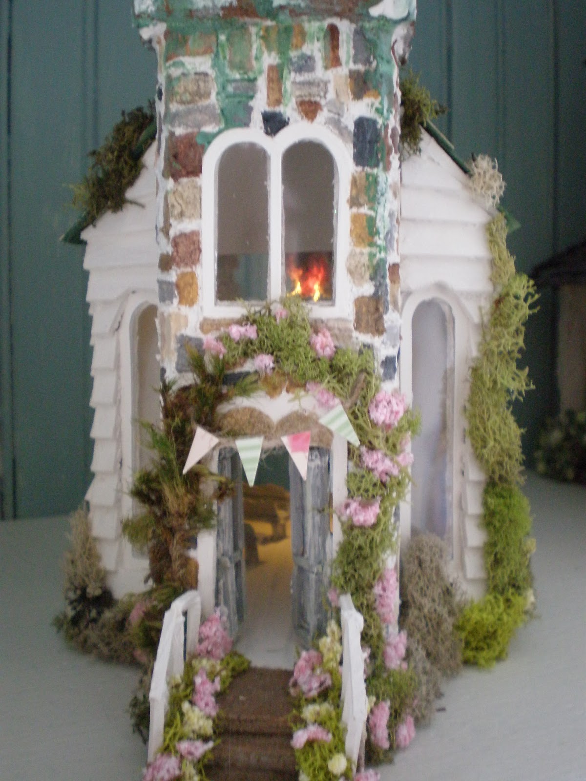 Cinderella Moments Romantic Country Wedding Church Quarter Scale Dollhouse