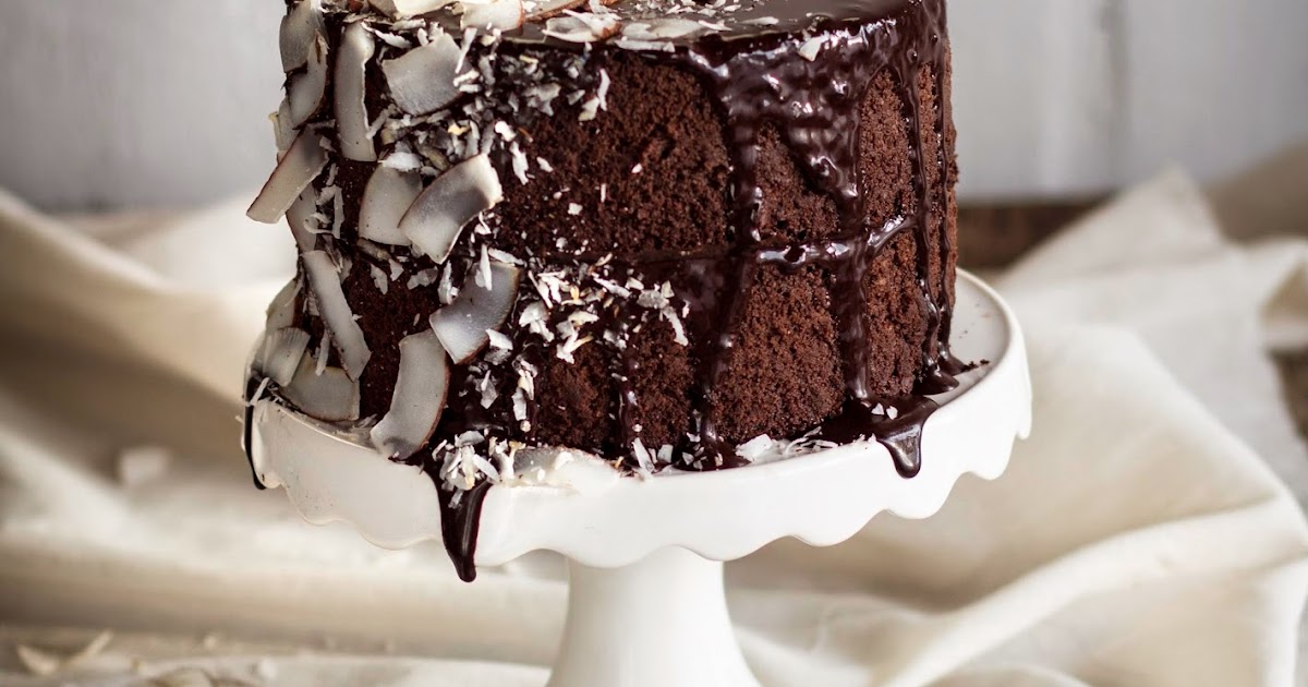 The Kate Tin Dark Chocolate and Coconut Ganache cake (Gluten and Dairy