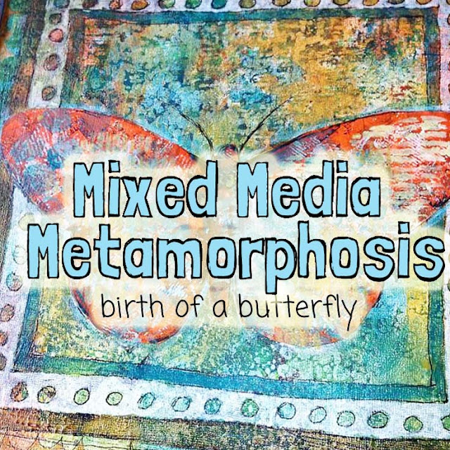 Mixed Media art | butterfly art | http://schulmanart.blogspot.com/2015/06/mixed-media-metamorphosis.html