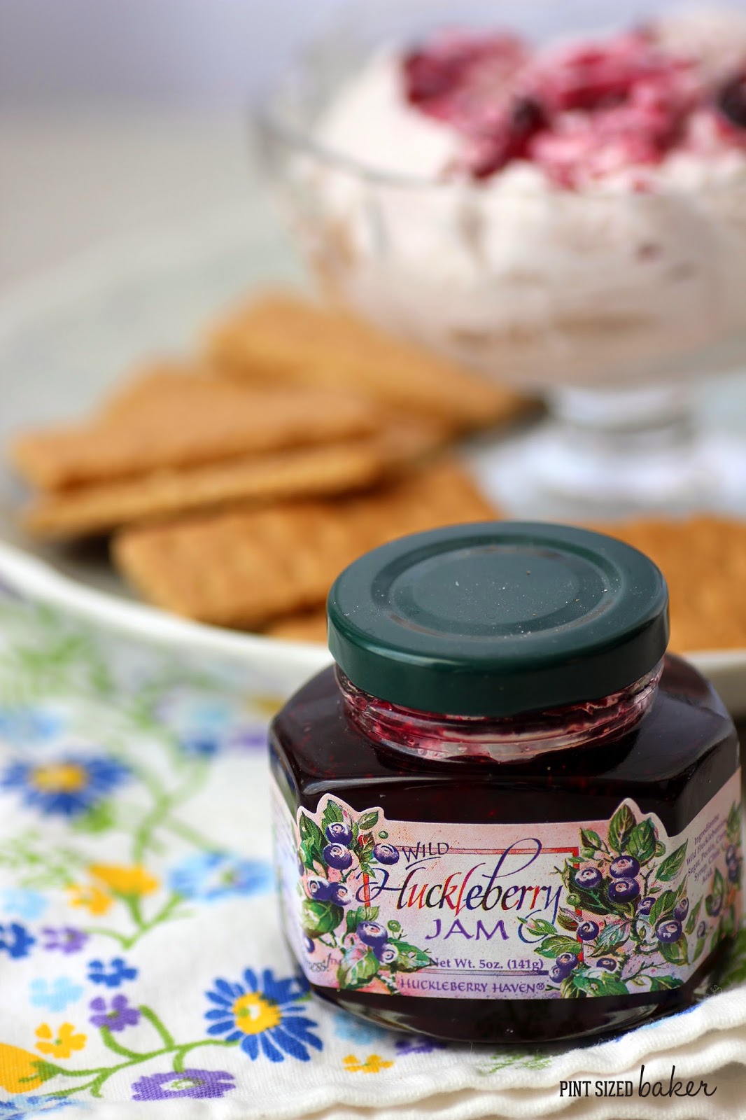 The wonderful flavor of Montana's huckleberries comes to your kitchen in this Huckleberry Jam Cheesecake Dip. It's a tasty party treat!