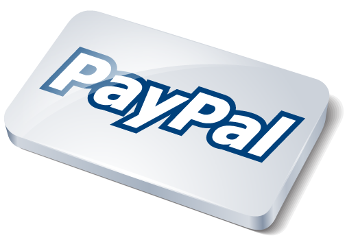 Aceitamos pagamento em depósito na conta Paypal do Atelier Jardim da Serra