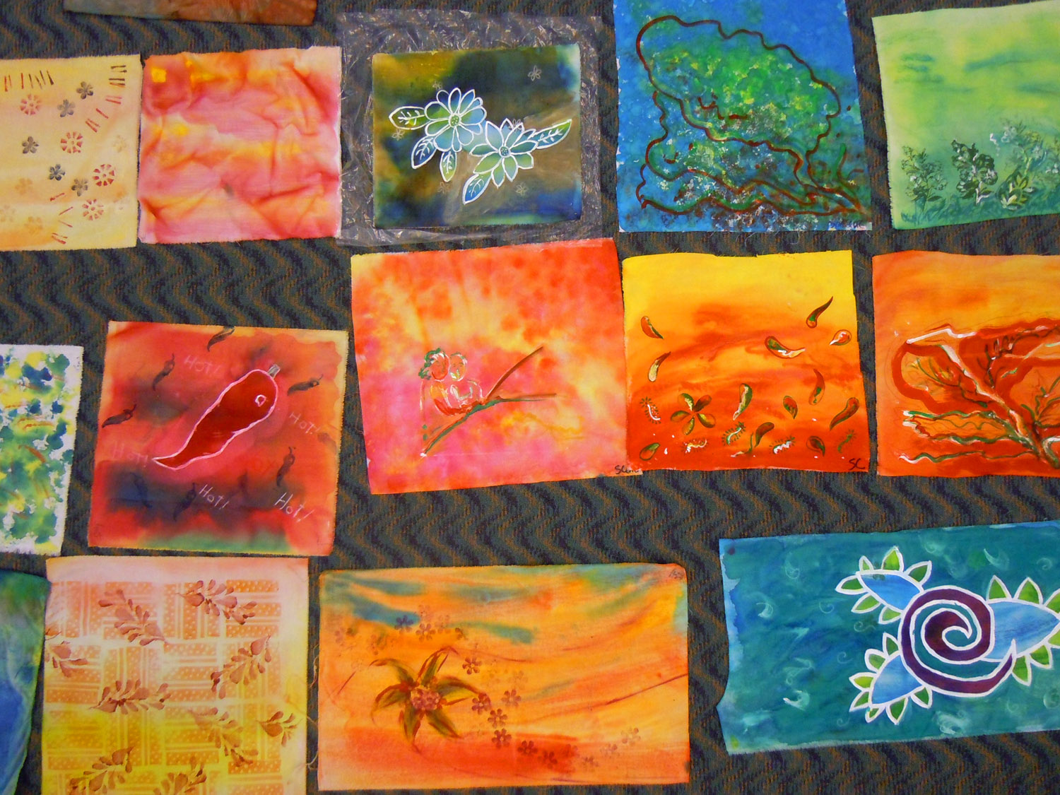 Judy Coates Perez A Sea of Colorful Fabric Using 10 Techniques with