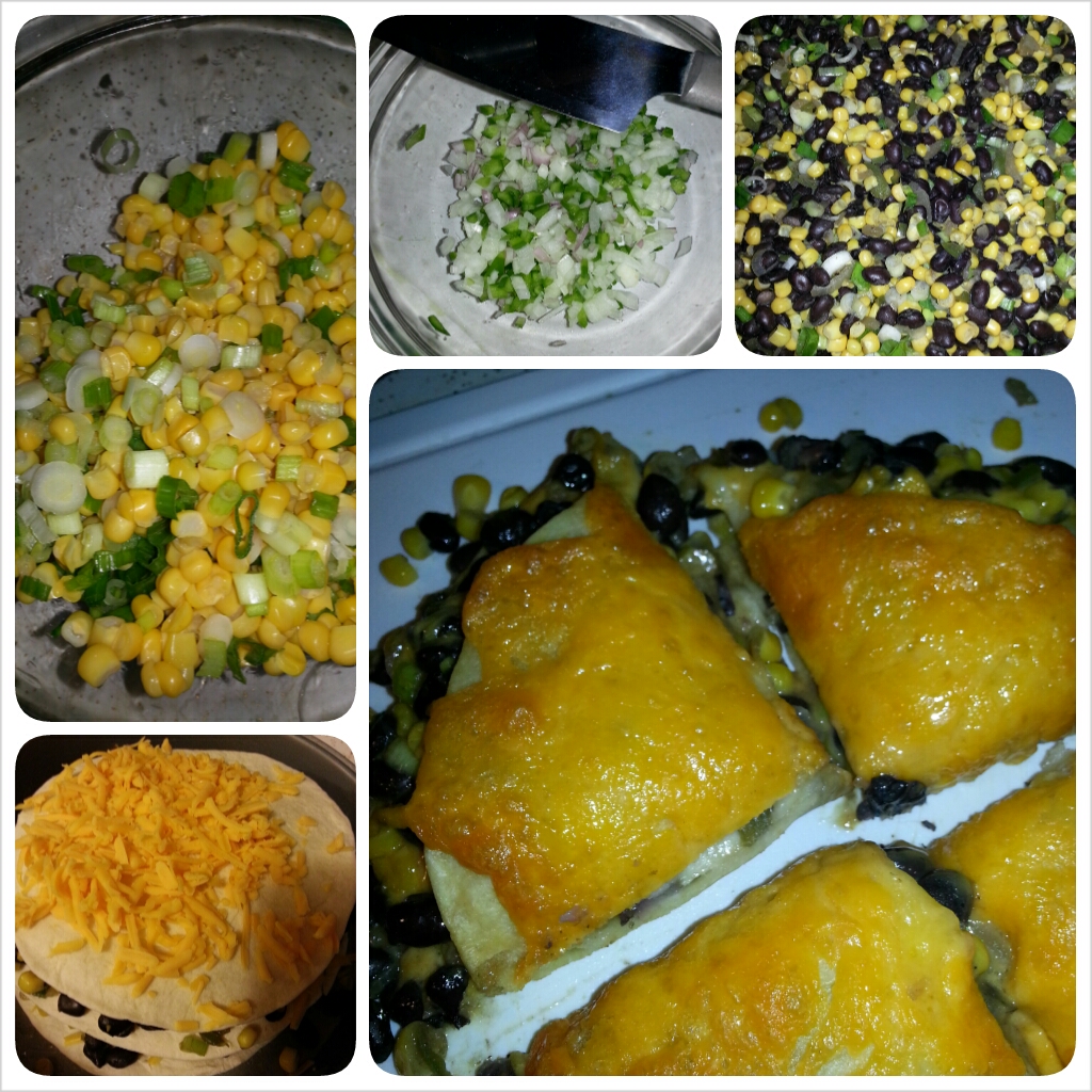 Cooking Without X Black Bean and Corn Tortilla Bake