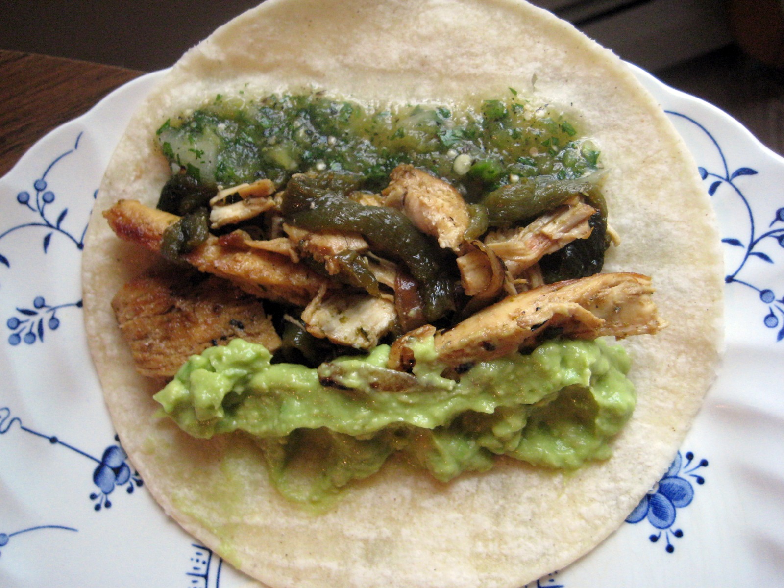 I'll Have Seconds Green Chile Chicken Soft Tacos
