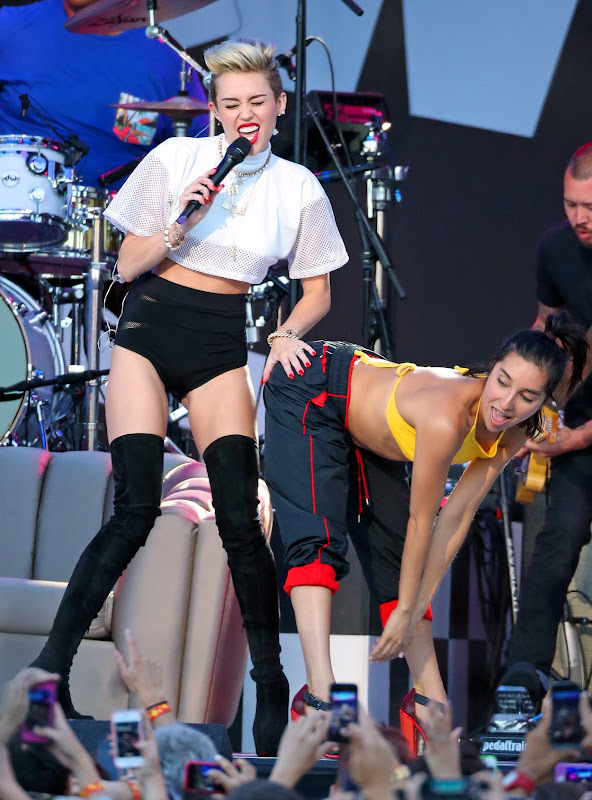 Miley Cyrus - Performing at Jimmy Kimmel Live June 2013