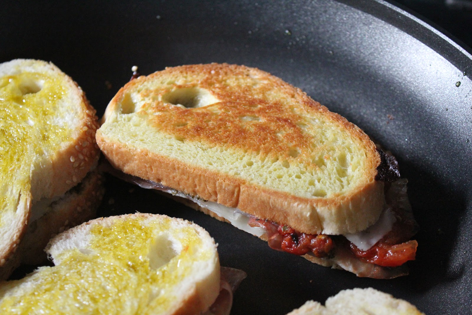 Delicious Dishings ItalianStyle Grilled Cheese Sandwiches With Land O
