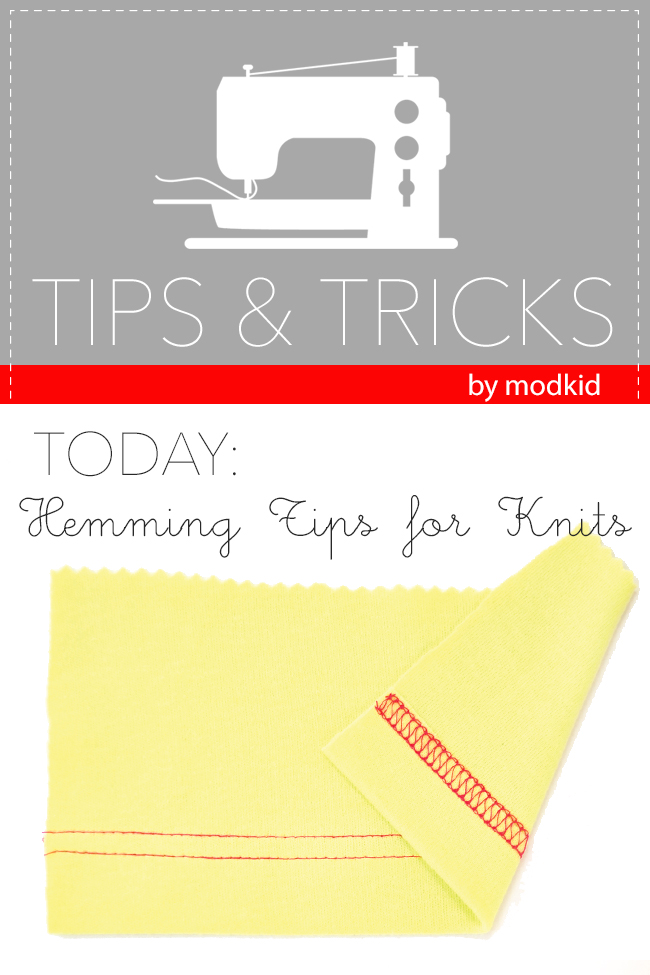 MODKIDBOUTIQUE Tips & Tricks Hemming Knits