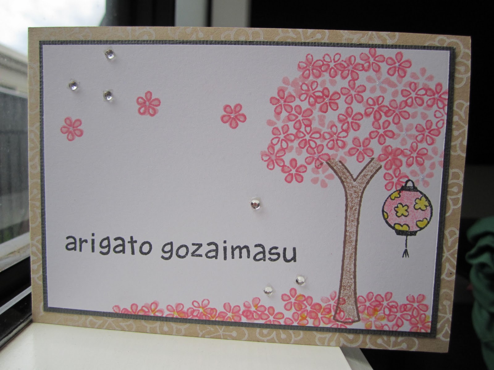 Linda Trace Designs Thank You Card For Lawnscapings Challenge