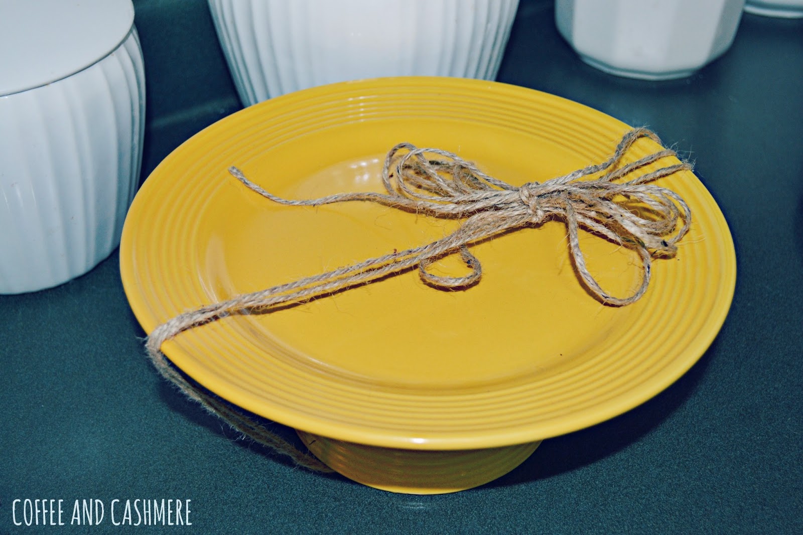 Coffee and Cashmere DIY Cake Stand