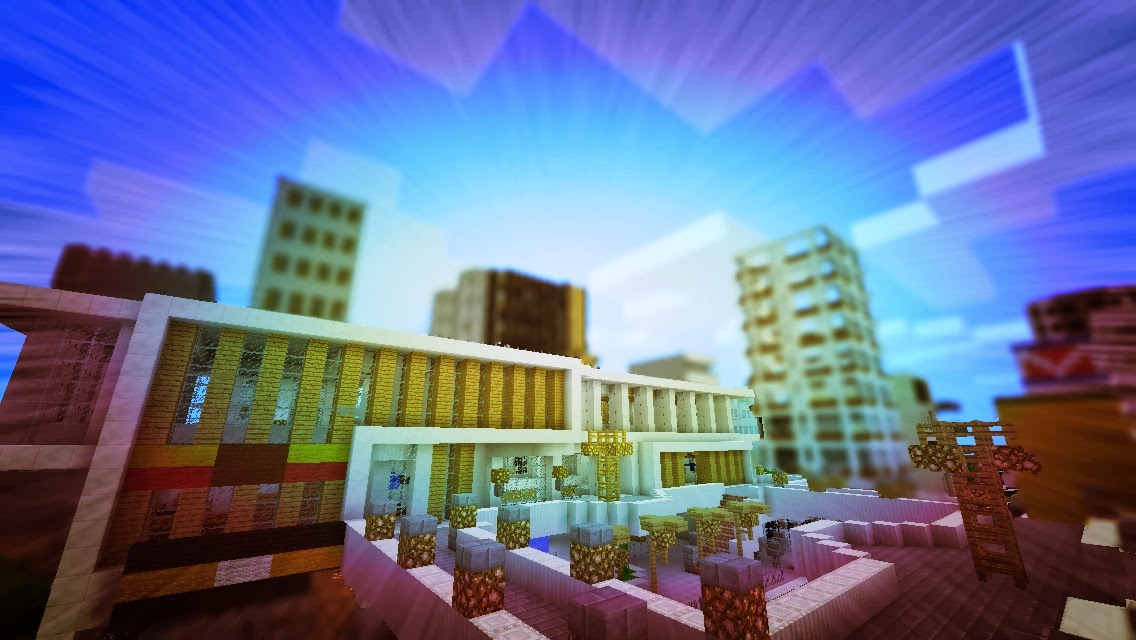 マインクラフトpe 総力開発 本太市総力開発part18 新本太中央駅