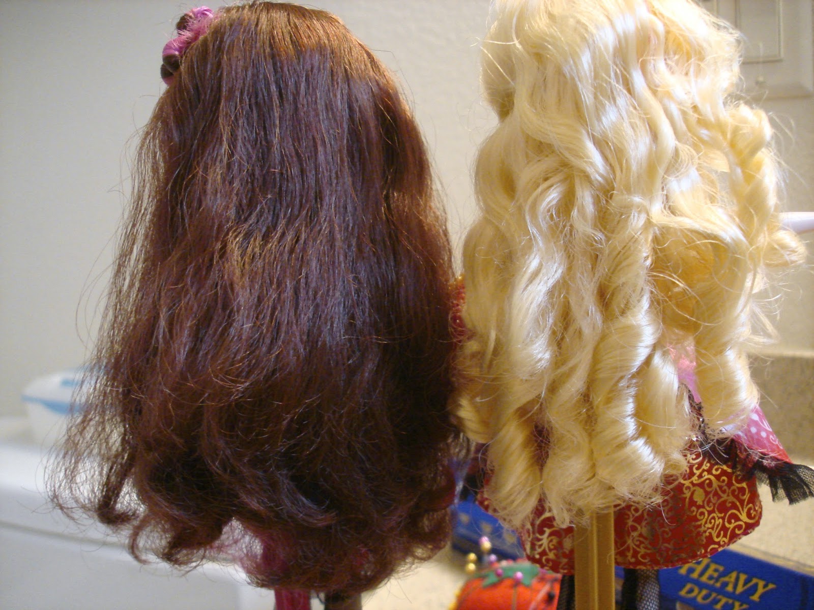 It's a Doll World After All How to Curl Doll Hair Briar Beauty Edition