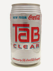 Tab Clear, 90s drinks, Coca Cola, clear cola, The 90s, 1990s, Funny, Pictures than make you feel old, 