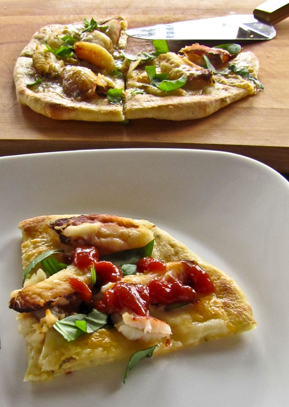 OnTheMoveIn the Galley Crab Pizza