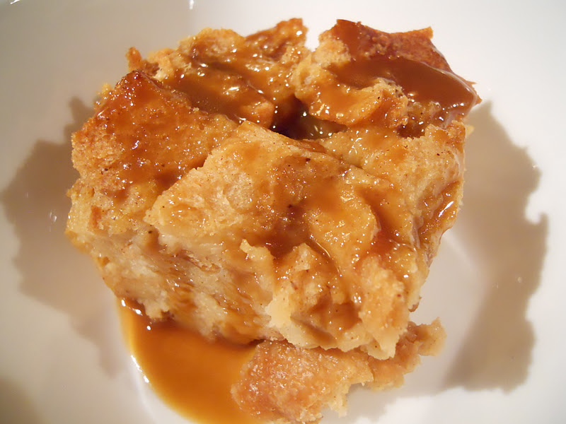 See Aimee Cook {Skinny} Bread Pudding with Salted Caramel Sauce