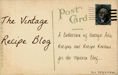 Vintage Recipe Blog