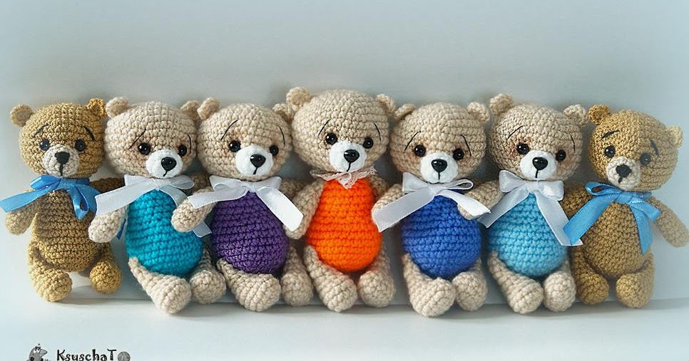 Игрушки крючком – медведи Игрушки крючком – медведи