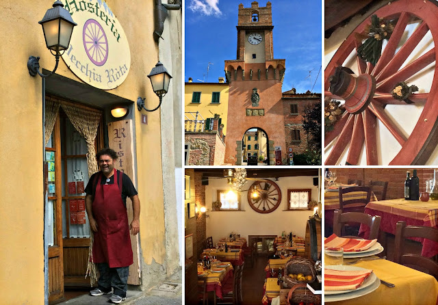 I piatti della tradizione toscana all'Hosteria La Vecchia Rota a Marciano della Chiana (Arezzo)