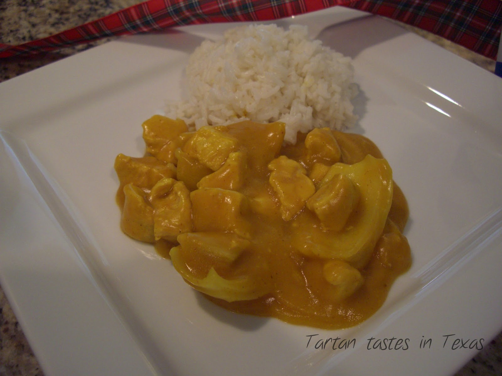 Tartan Tastes in Texas Scottish Recipes Chicken Curry Packet